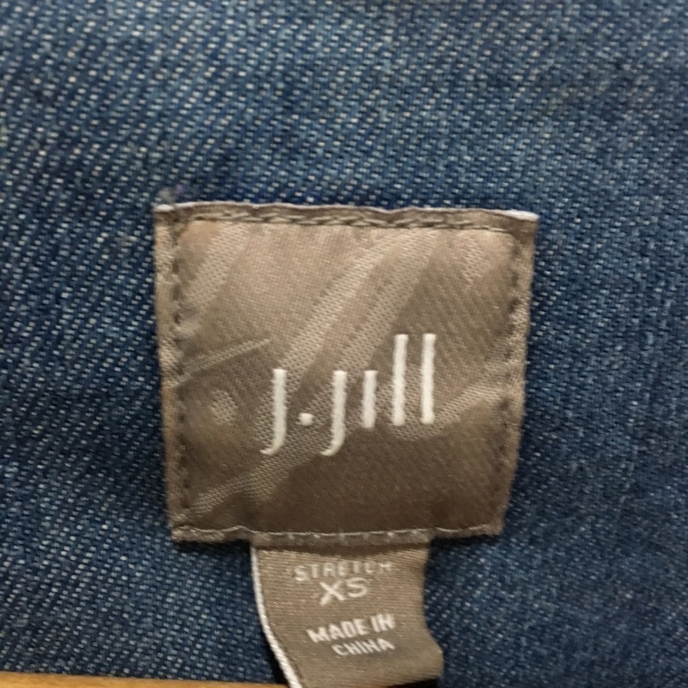 J. Jill jean denim jacket size XS - Picture 4 of 8